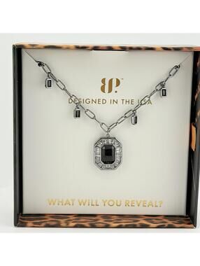 Bomb Party UNTAMED "Pulse Between Strikes" Necklace Onyx Sandstone on Hematite